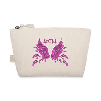 angel,pink,feathers,angelwings,wings - Organic Pouch - nature - Front