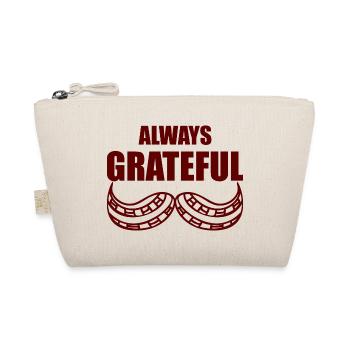 always grateful - Organic Pouch - nature - Front