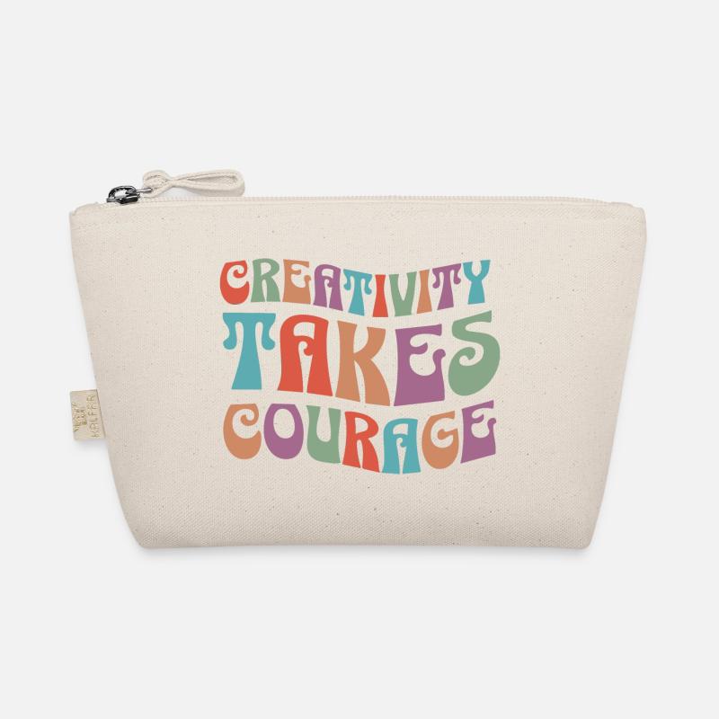 Créativité Demande Du Courage Phrase Inspirante Trousse biologique
