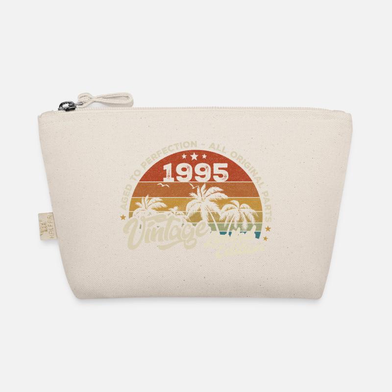Vintage 1995 Geburtstag Retro 1995 - Bio-Täschchen - Natur
