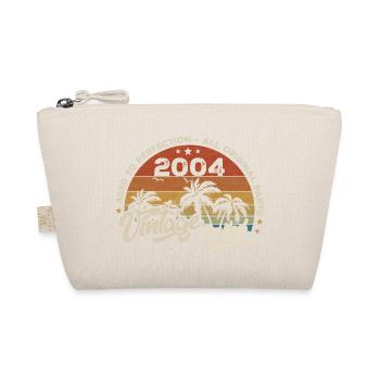 Vintage 2004 Birthday Retro 2004 - Organic Pouch - nature - Front