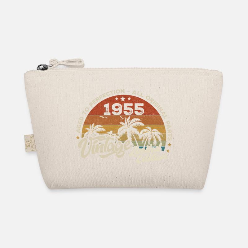 Vintage 1955 Birthday Retro 1955 Organic Pouch