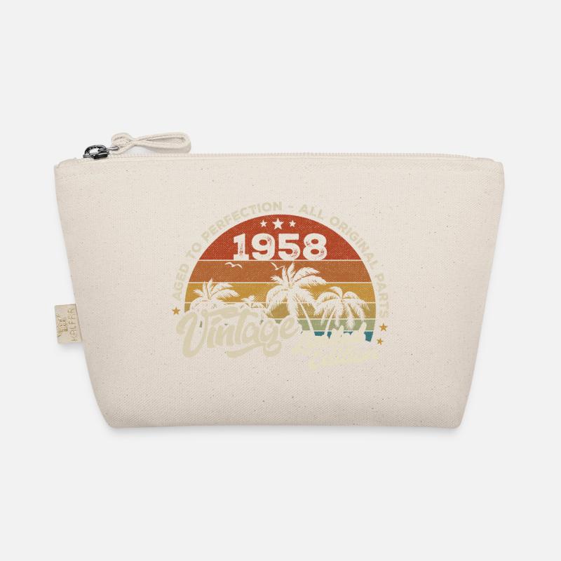 Vintage 1958 Geburtstag Retro 1958 Bio-Täschchen