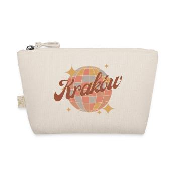 Kraków Krakow Krakow Poland Retro Vintage Design - Organic Pouch - nature - Front