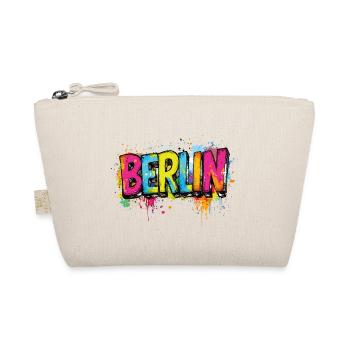 Berlin Graffiti Schrift Streetart Urban Style - Bio-Täschchen - Natur - Vorne