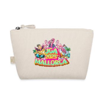 Bachelor Party 2025 Mallorca Malle Party Celebrate Beer Flamingo - Organic Pouch - nature - Front