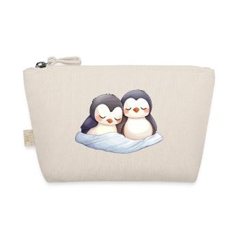 Penguins Sleeping Sleep Shirt Pajamas Cute Animal - Organic Pouch - nature - Front