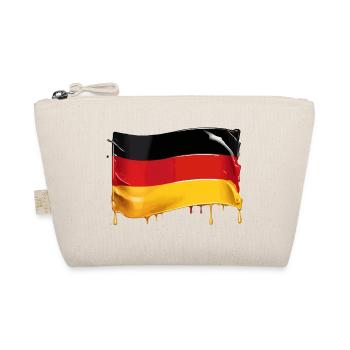 GERMAN FLAG FLAG GERMANY - Organic Pouch - nature - Front