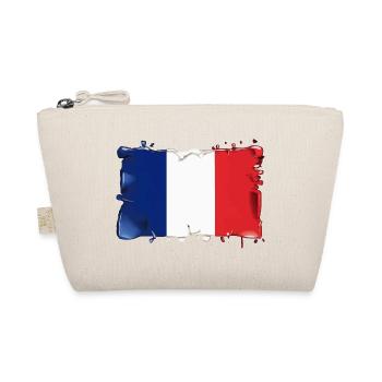FAHNE FLAGGE FRANKREICH - Bio-Täschchen - Natur - Vorne