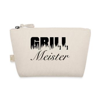 Grillmeister Spruch Aufschrift Text - Bio-Täschchen - Natur - Vorne