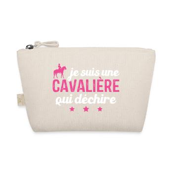 Je Suis Une Cavalière Qui Déchire Cadeau - Trousse biologique - nature - Devant