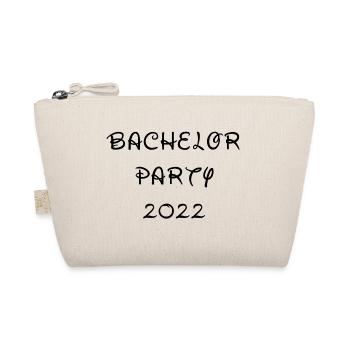 BACHELOR PARTY 2022 BLACK FONT - Organic Pouch - nature - Front