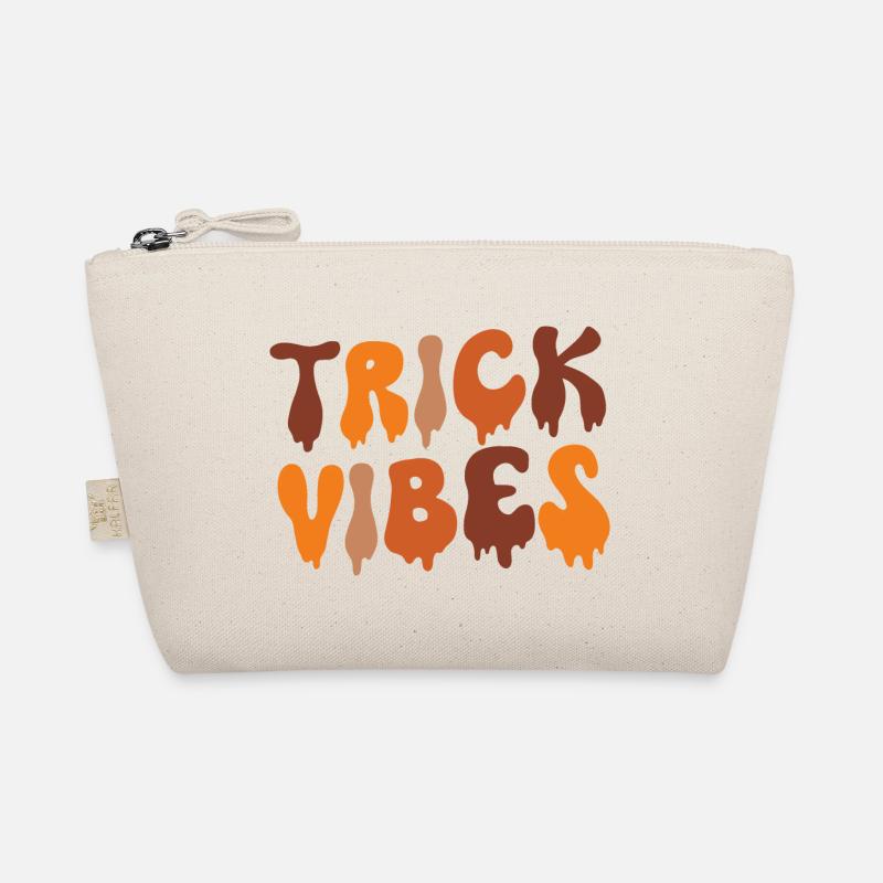 Trick Vibes Joke Funny Halloween Organic Pouch