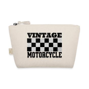 Vintage Motard Fan de Motos et Courses Automobiles - Trousse biologique - nature - Devant