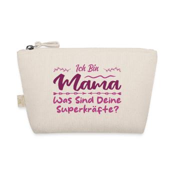 Ich Bin Mama - Was SInd Deine Superkräfte? - Bio-Täschchen - Natur - Vorne
