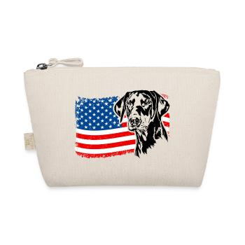 Doberman Amérique Flag Dogs Dobie Wilsigns - Trousse biologique - nature - Devant