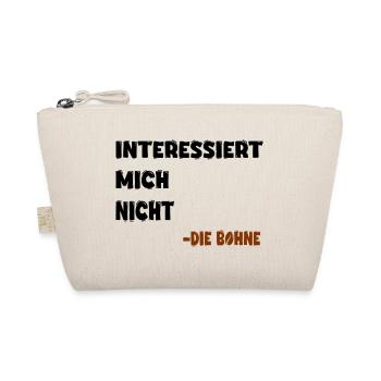 Interessiert mich nicht - Bio-Täschchen - Natur - Vorne