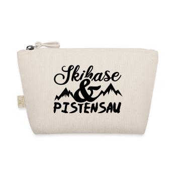 Skihase und Pistensau - Bio-Täschchen - Natur - Vorne