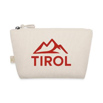 Tirol Berggipfel Emblem - Bio-Täschchen - Natur - Vorne