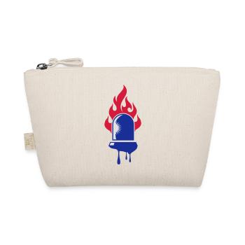 rotating blue beacon light-Fire department - Organic Pouch - nature - Front