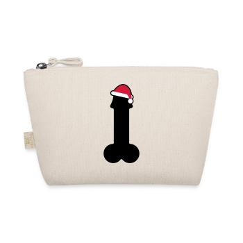 Merry dick christmas - Organic Pouch - nature - Front