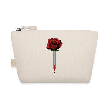 Schwert Rosen - Bio-Täschchen - Natur - Vorne