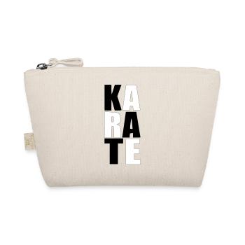 KARATE Sport Japan fighting gift birthday - Organic Pouch - nature - Front