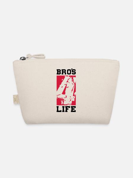 bros_4_life_cb2 - Bio-Täschchen - Natur - Vorne
