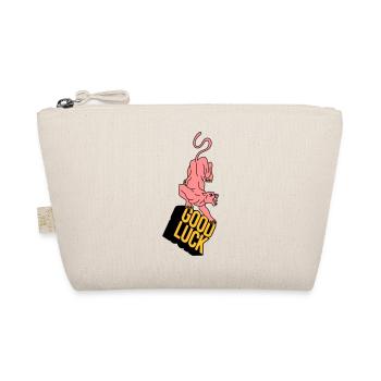 GOOD LUCK | Retro | Vintage | design - Organic Pouch - nature - Front