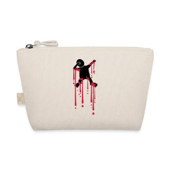 gouttes de sang tamponnant graffiti silhouette y danser - Trousse biologique - nature - Devant