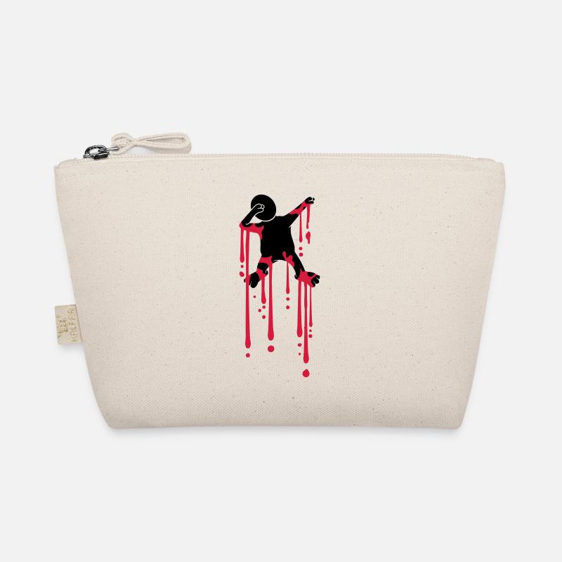 blut tropfen dabbing graffiti silhouette tanzen da Bio-Täschchen