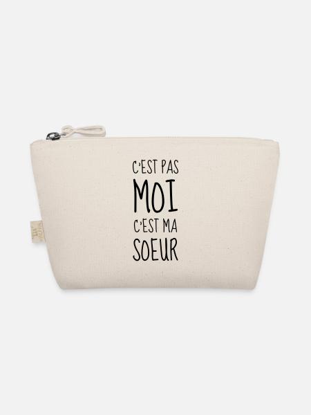 Bébé - Naissance - Enfant - Frère - Soeur - Humour - Trousse biologique - nature - Devant