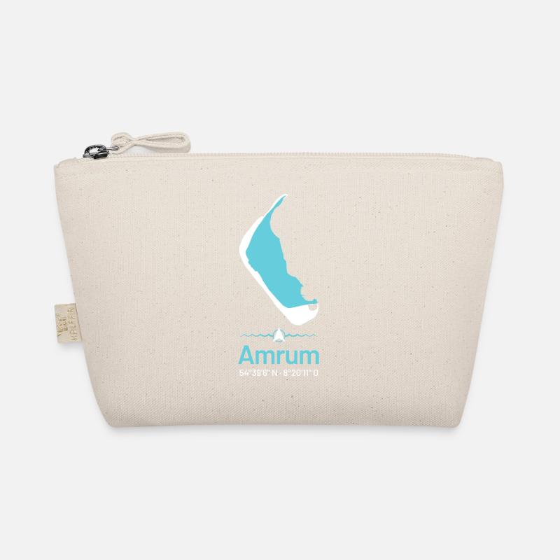 Amrum | Design-Landkarte - Bio-Täschchen - Natur