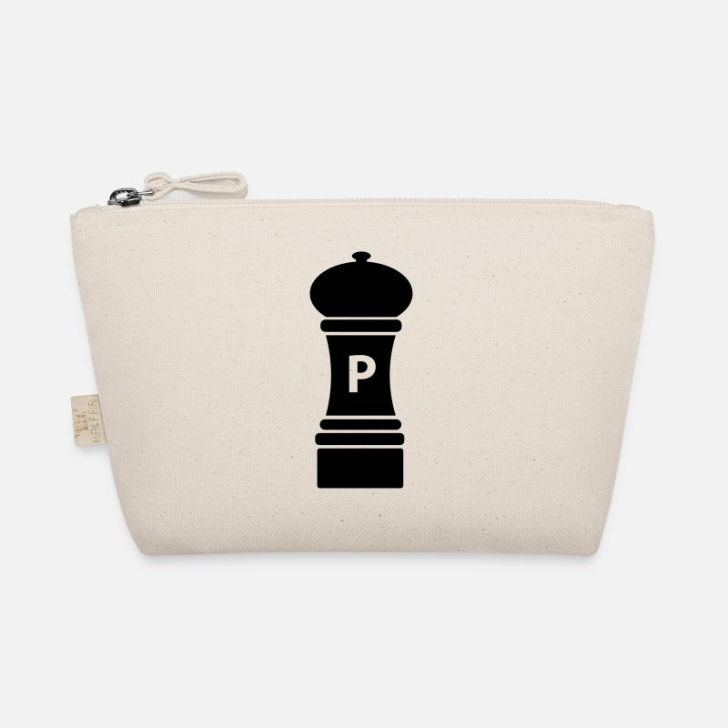 Black pepper mill / gift idea Organic Pouch