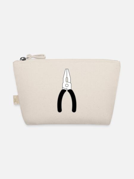 Logo pliers tool - Organic Pouch - nature - Front
