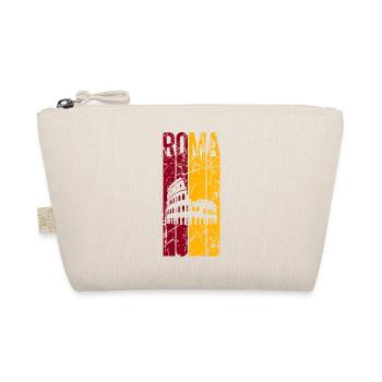 Rome t-shirt design grunge effect Roma Rom Rome - Organic Pouch - nature - Front