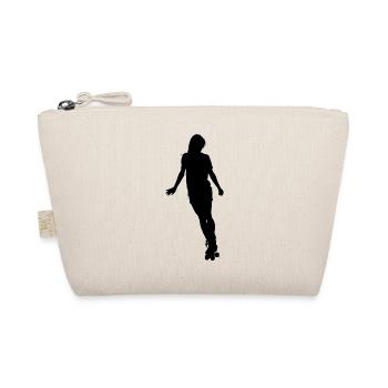 Roller Derby skater girl, quad skates roller skate - Trousse biologique - nature - Devant