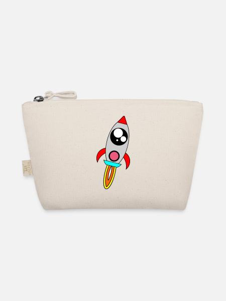 Kawaii - ROCKET - Bio-Täschchen - Natur