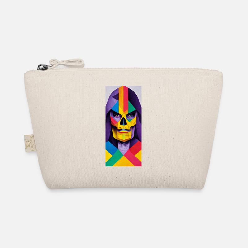 Skeletor geometric head Organic Pouch
