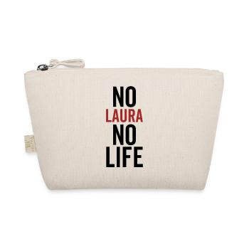 No Laura No Life - Organic Pouch - nature - Front