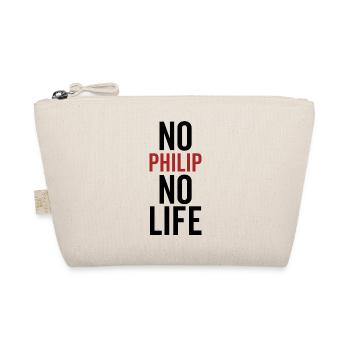 Kein Philip Kein Leben - Bio-Täschchen - Natur - Vorne
