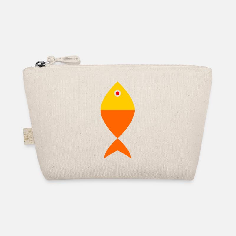 fish vector drawing Organic Pouch