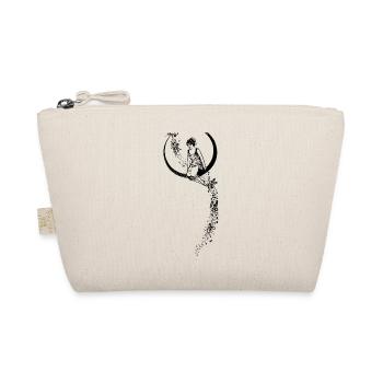 Femme assise sur la lune Vintage Illustration - Trousse biologique - nature - Devant