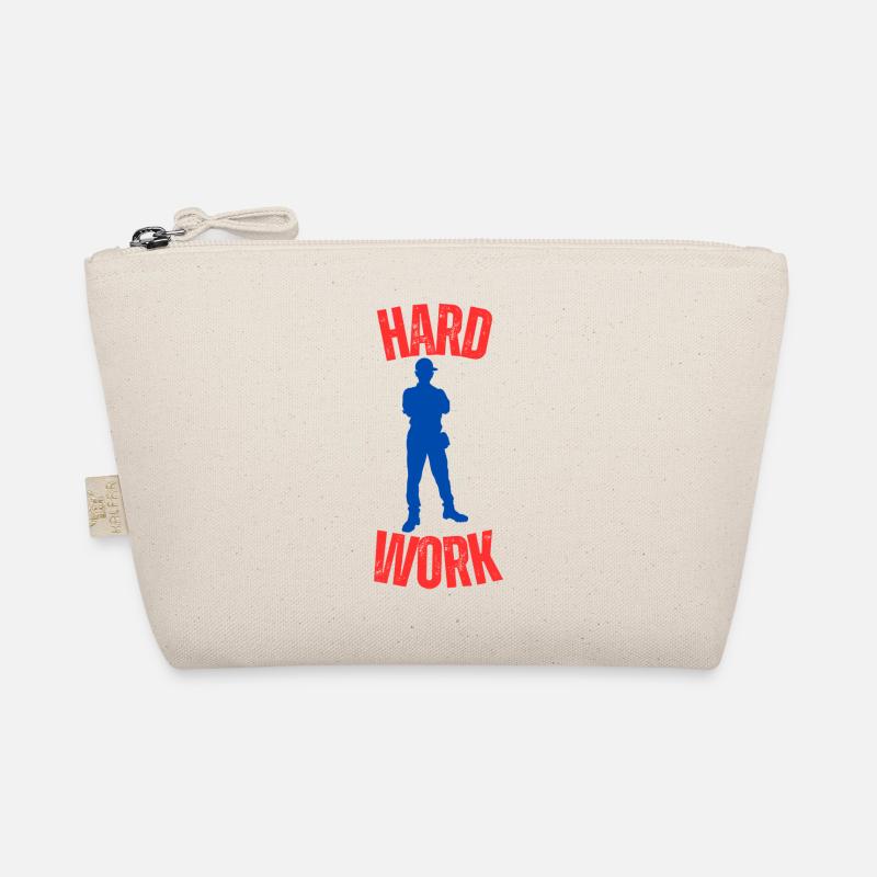 Hard work Bio-Täschchen