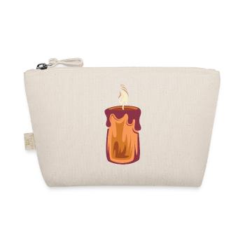Bougie Illustration de lumière de Noël 1er Avent - Trousse biologique - nature - Devant