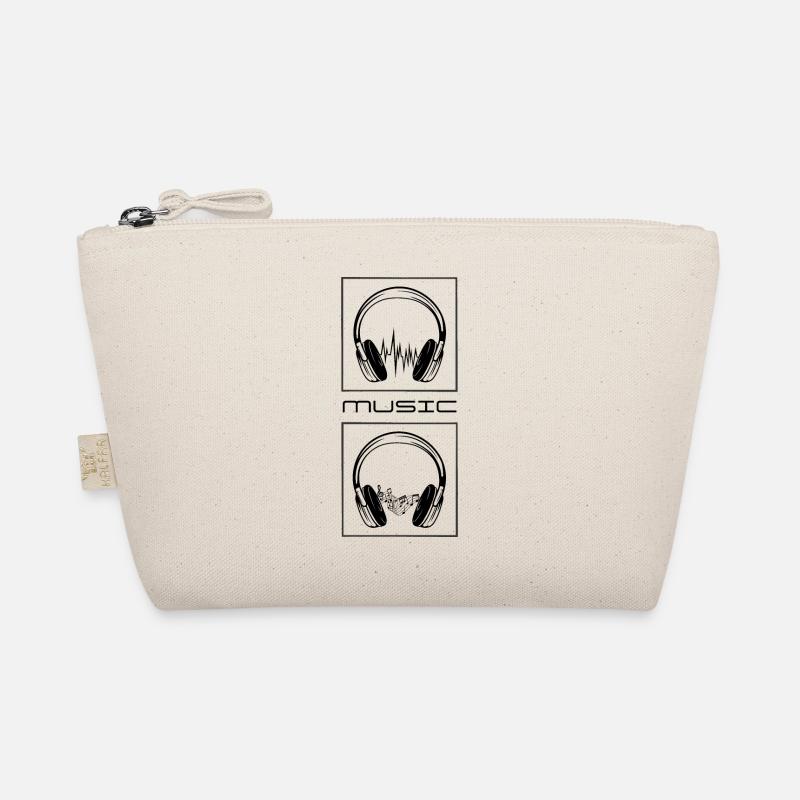 Kopfhörer. Musik. Bio-Täschchen