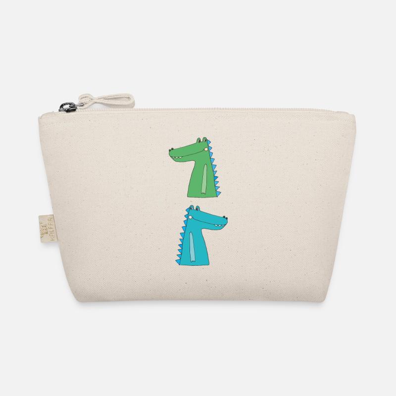 Crocodiles double Organic Pouch