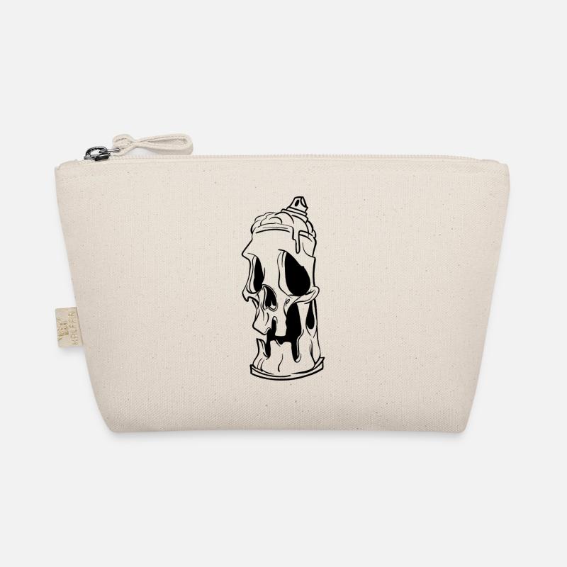 Skull spray can Organic Pouch