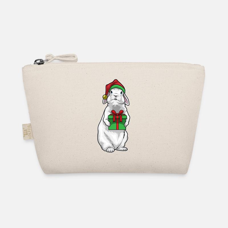Bunny Christmas Package Organic Pouch