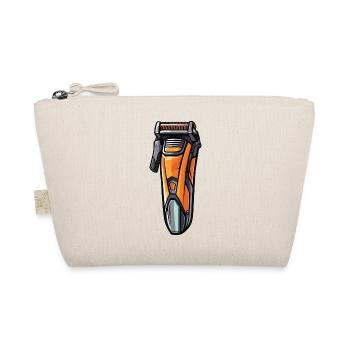 Hair clippers, hairdresser, barber - Organic Pouch - nature - Front
